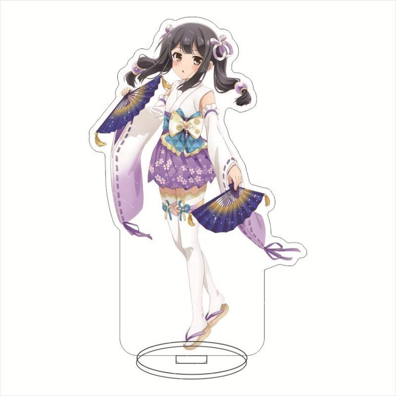 Fate Kaleid Liner Anime Peripheral Illya Chloe Miyu Acrylic Figure Stand Desktop Decoration Kawaii Collect Gift Toy