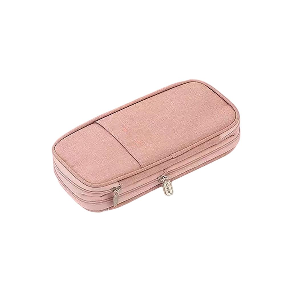 High-value Japanese Style Large-capacity Pencil Case Korean Version Junior High School Student Canvas Stationery Bag Boys And Girls Cute Pencil Case