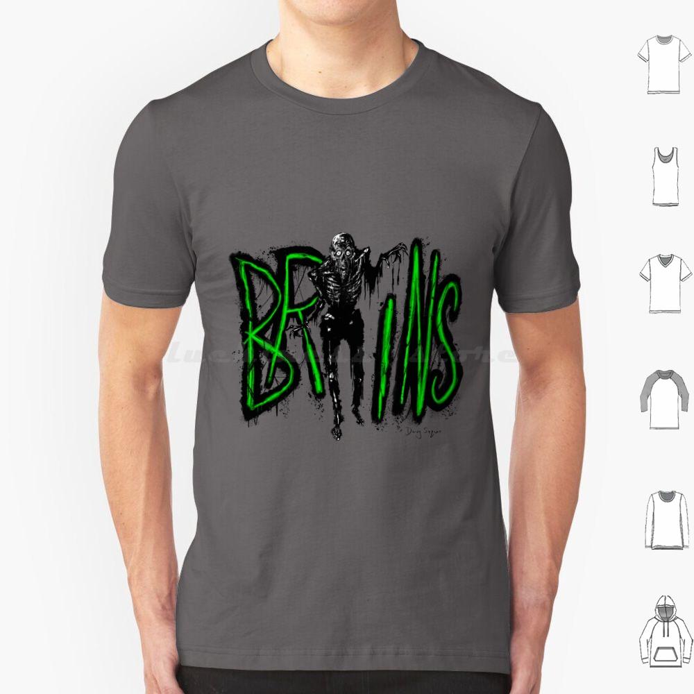 Tarman Brain Walk T Shirt 6xl Cotton Cool Tee Halloween Psychobilly Zombie Tarman Scary Apocalypse Horror Humor Zombies Dead S