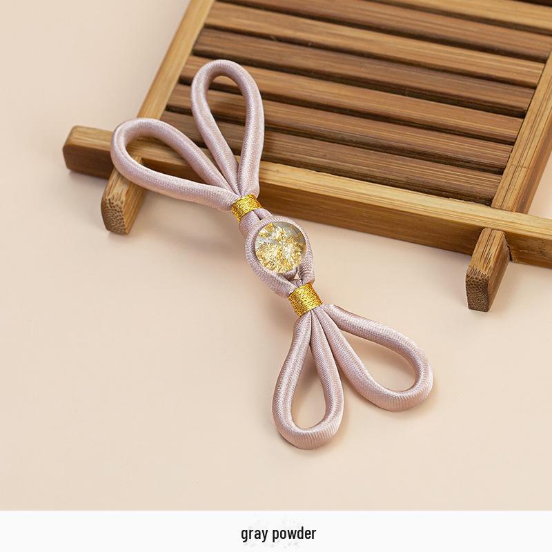 

Пуговица-бабочка из золотой фольги для ткани чонсам - декоративный аксессуар для костюма в стиле ханьфу