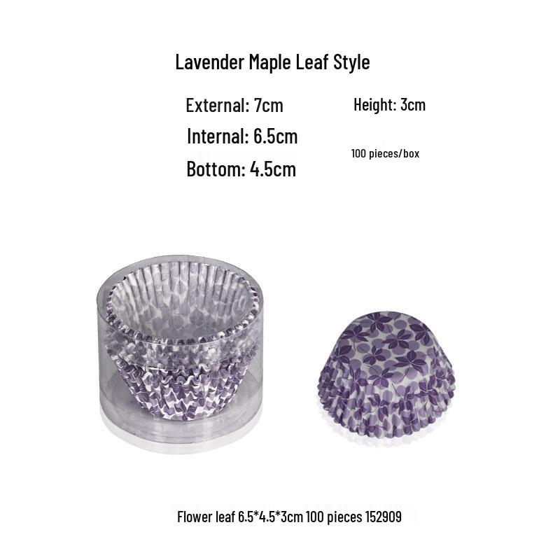Heat-Resistant Crimped Cupcake Liners for Baking