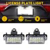 2X LED License Number Plate Light Bulb CANBUS No Error for Toyota Camry Avalon Highlander Yaris Hatchback Prius C 2019 2018 2017