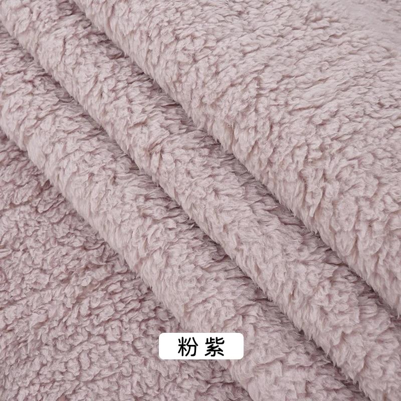 0.5/1 Yard Thickened Double Sided Flannel Fabric For Plush Toys, Outerwear Lining Hoodies Pet Nest Scarves Handmade DIY Fabrics