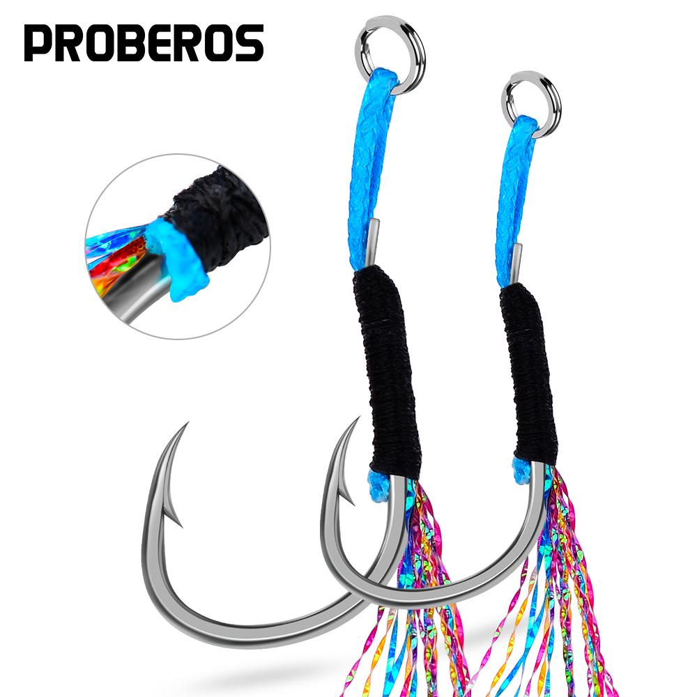 

Перьевая морская джиг-приманка с одинарным крючком из свинца