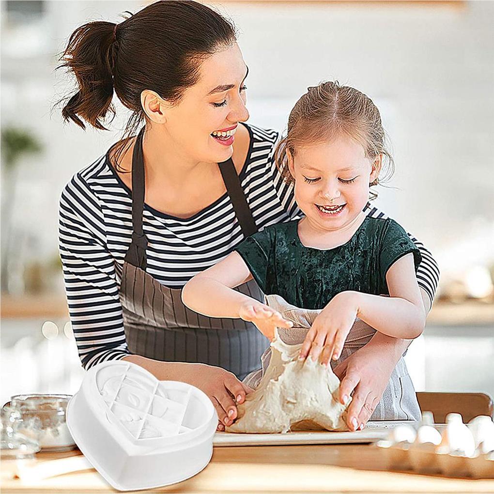 Silikon Herzform Mousse Kuchen Fondant Form Sugarcraft Formen Kekse Backwerkzeug Backform Zuhause Küche Bäckerei