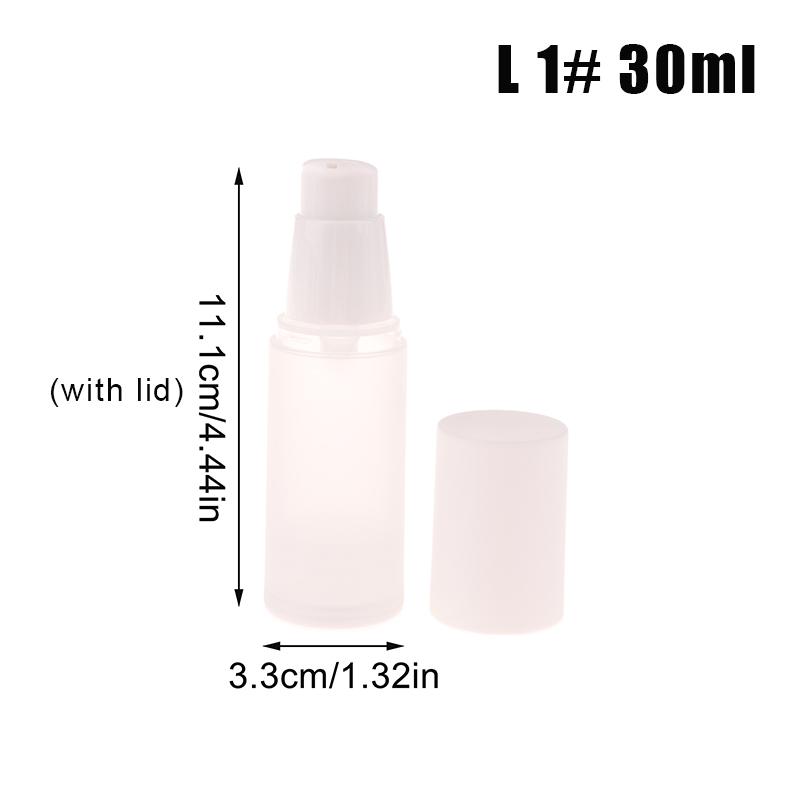 

15 мл-100 мл белые пустые вакуумные безвоздушные пластиковые флаконы для лосьона и крема контейнер для путешествий контейнер для крема насос флакон для духов 1/L/30ml