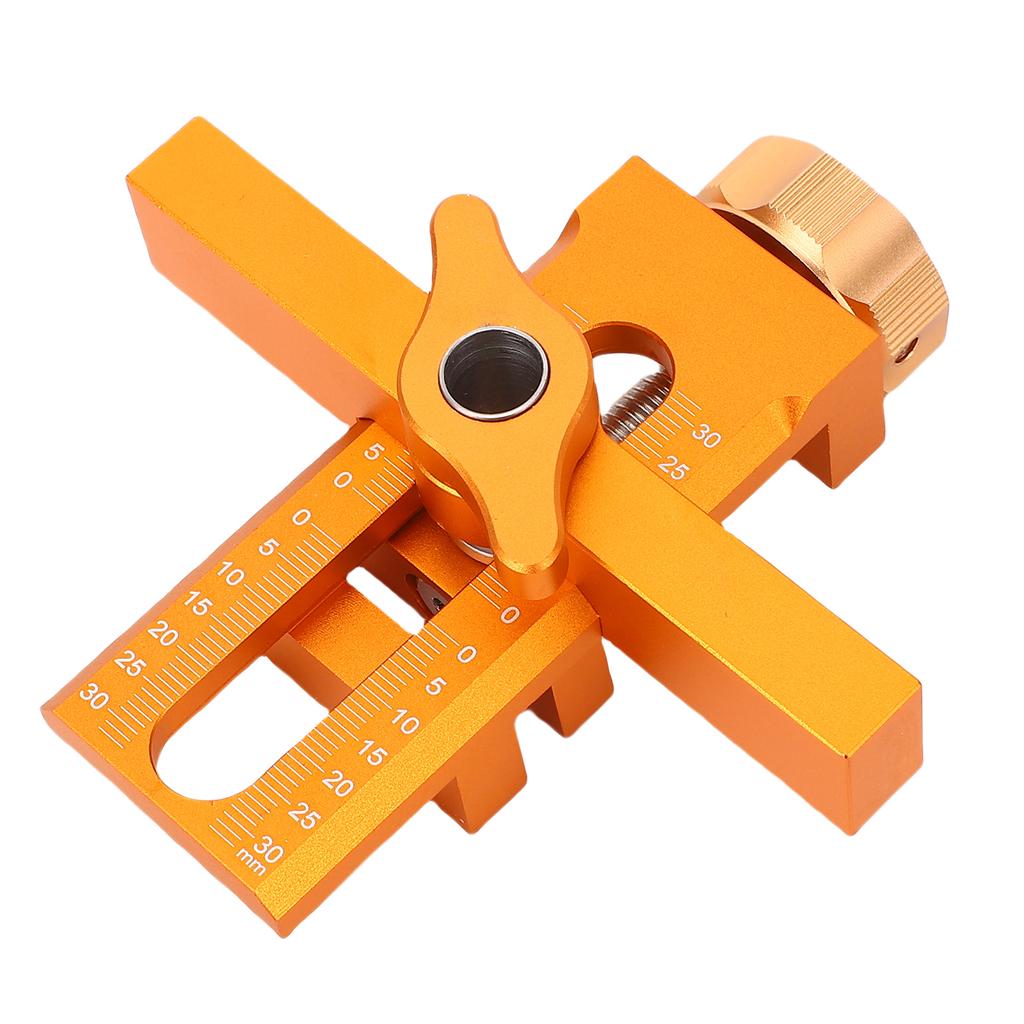 Cabinet Door Mounting Jig Aluminum Alloy Adjustable Arm Door Installation Locating Kit with 6mm 8mm