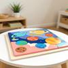 1PC Space Planet-Themed Educational Puzzle Board, Early Childhood Learning Toy for Focus and Interest Development