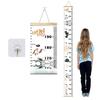Wooden Wall Hanging Wall Sticker For Kids Room Decoration Height Measure Ruler Wallpaper Baby Growth Chart Decor On The Wall