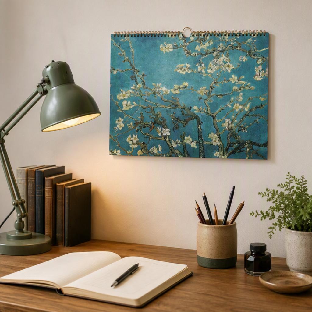 12 Months 2027 Calendar 12 Months Hanging Monthly Calendar 2027 Floral Wall Calendar for School Home Office Organization