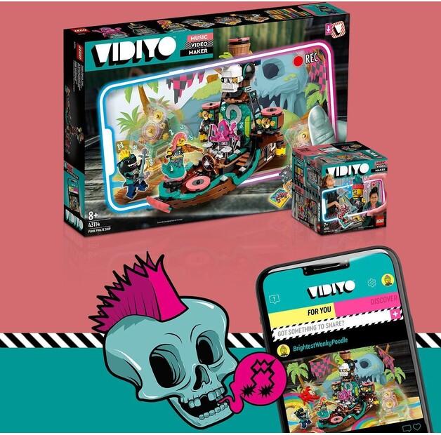 LEGO Vidiyo 43114 Пиратский корабль панков