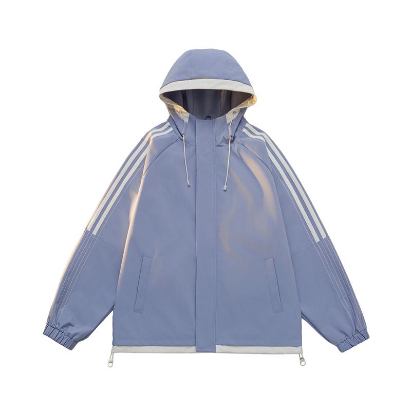 Jacket Men and Women with The Same Section of The New Spring and Autumn Tide Ins Hundred Dopamine Couple Paragraph Jacket Men