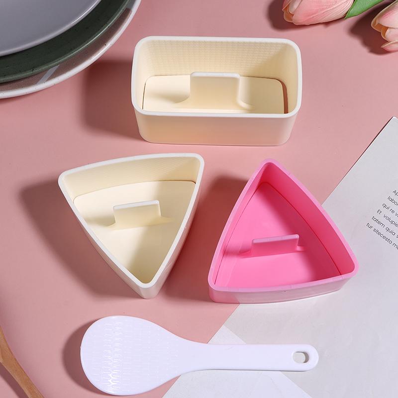 Gjør-det-selv Sushiformer Matpresse Non-stick Rektangulær Trekantet Sushilager Verktøysett Kjøkken Bento Risballsett