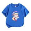 Kids Boys Girls Crew Neck Short Sleeve 100% Cotton T-Shirt, Cute Cartoon Magic Girl Print Casual Tees for Daily Wear Home School Summer Outfit
