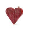 one-shoulder oblique span pearlescent acrylic peach heart bag, personalized and creative heart-shaped wedding beach dinner bag
