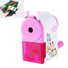 Rotating Pencil Sharpener Cute Portable Efficient Hand Crank Manual Pencil Sharpener for Students