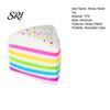 Simulated Cake Toy Squeeze Anxiety Relief Slow Rising Rainbow Stress Reducer Portable Fake Food Decompression Tools Fidget