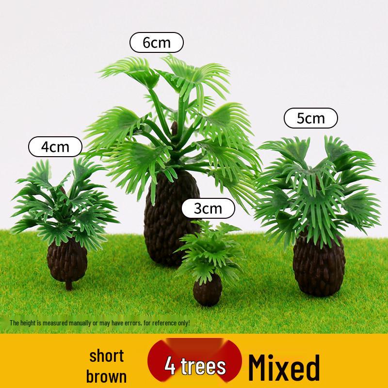 DIY Sand Table Building Trees Set - Handcrafted Miniature Landscape Models with Finished Tree Trunks