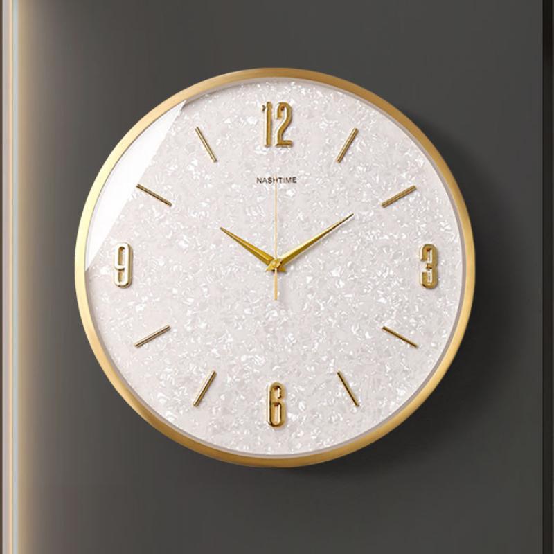 

Домашний декор настенные часы украшения гостиной часы современные простые имитация ракушки настенные часы декор дизайн часы 14 inch