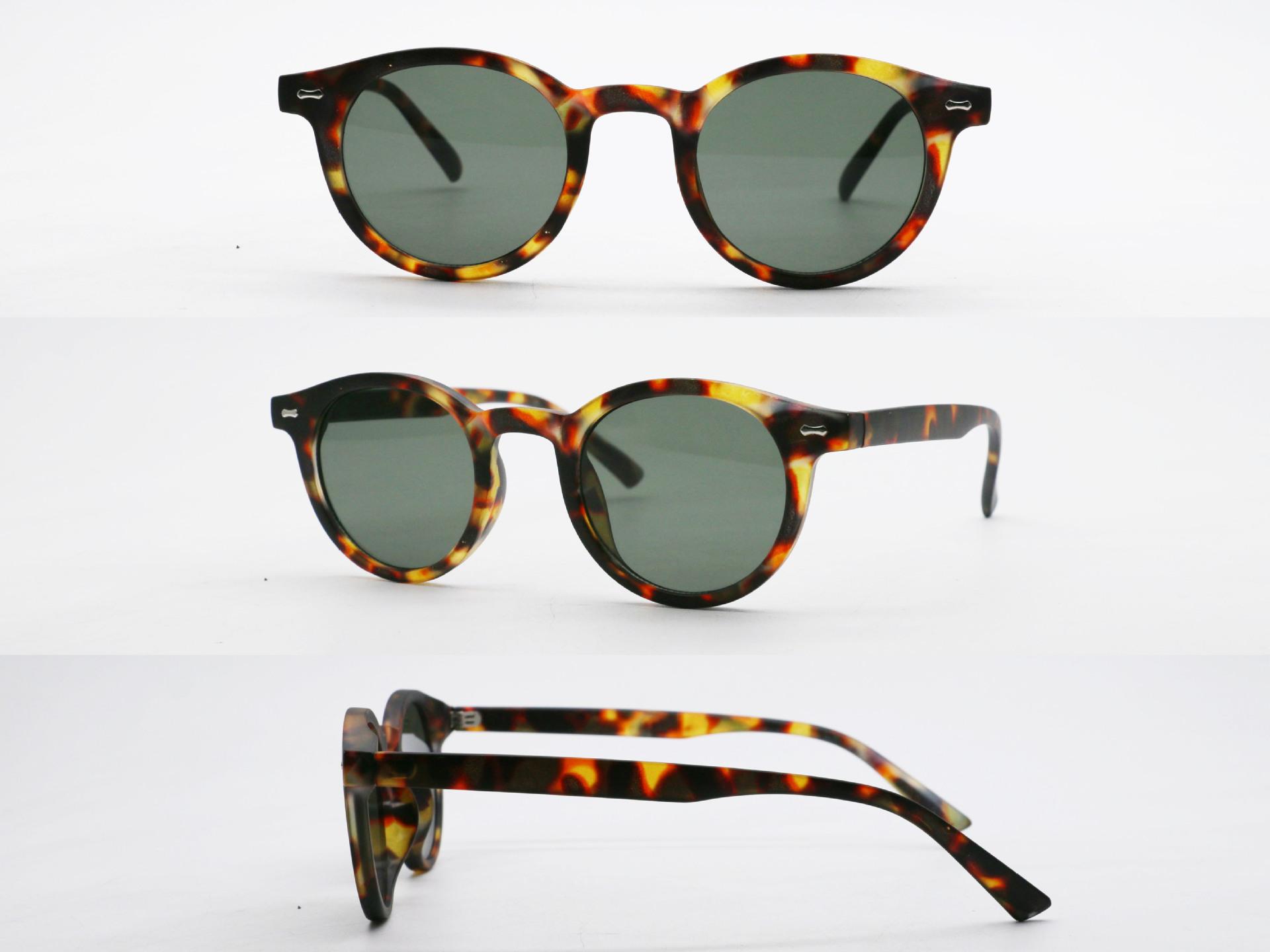 UV Protection Lightweight Comfortable Durable High Quality Retro Stylish High End Round Shaped Female Women Sun Glasses