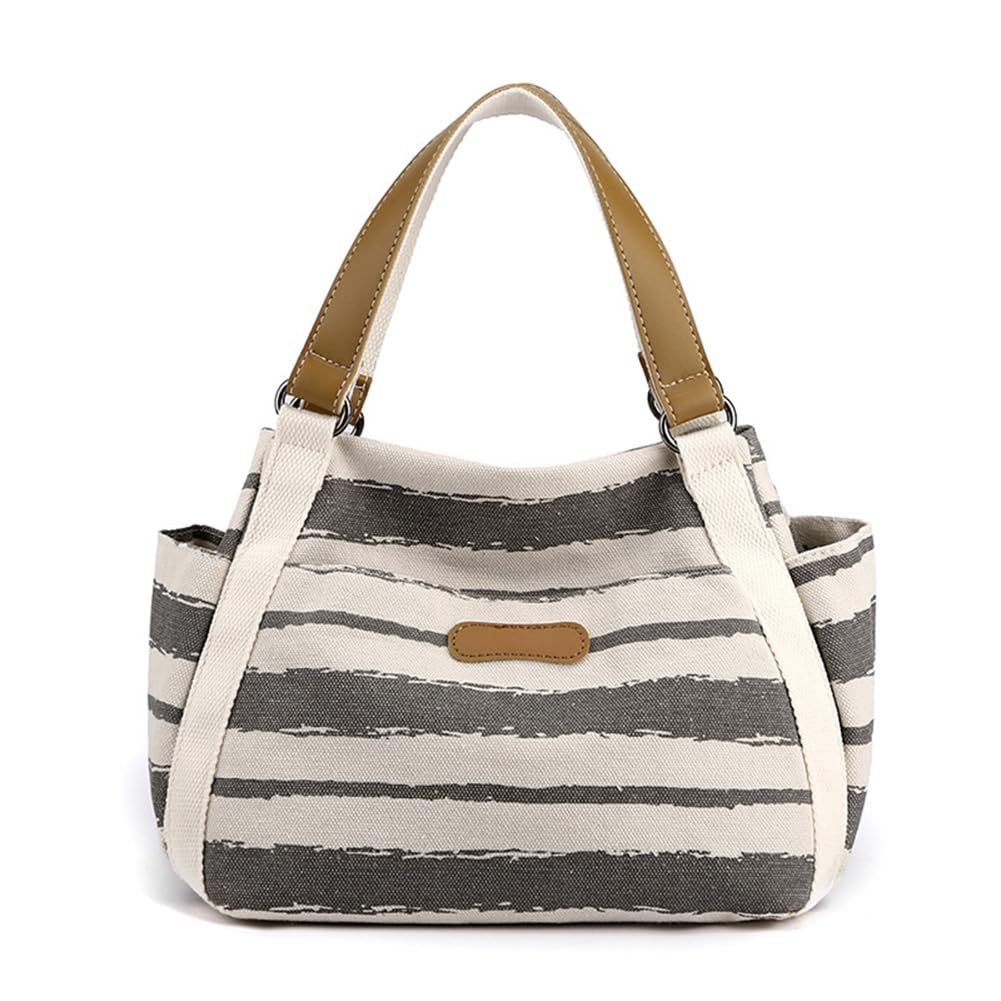 

Tote bag for large mini carrying with gray [Semo1mus] women, small, capacity, tote, canvas, handbag, bag, canvas, zipper, lightweight, сірий колір