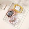 1pc Mini Storage Bag Transparent PVC Zipper Pouch Chargers Data Cables Earphones Jewelry Lightweight Portable Travel & Daily Use
