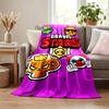 Brawl Stars Blanket Flannel Blanket Soft Cozy Plush Throw for Sofa Bed Lightweight Home Decoration