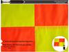 Waterproof Football Referee Assistant Touchline Flags – Red Starting Signal Linesman Equipment