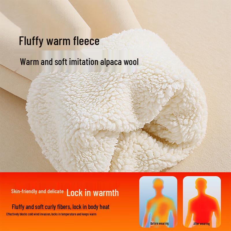 Hodo Men's Fleece-Lined Crewneck Sweatshirt