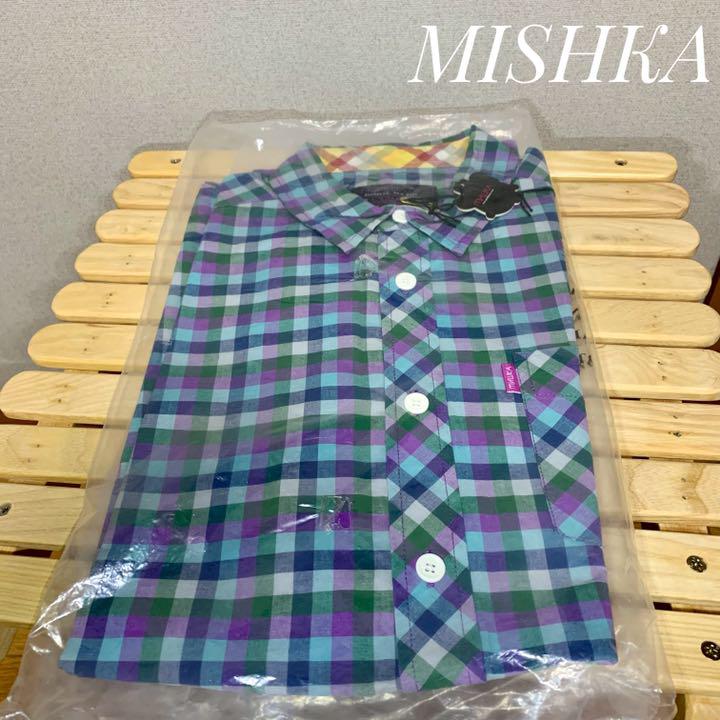 

[Б/У] Мужская клетчатая рубашка, длинный рукав, MISHKA