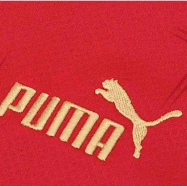 Puma 2022 Qatar World Cup Embroidered Logo Crew Neck Short Sleeve Soccer Jersey, Fan Edition, Serbia National Team, Home Men Tops 765760-01