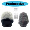 Microphone Windshield Sleeve, Synthetic Hair Material for Enhanced Sound Recording All Size Compatible