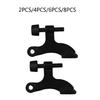 Door Top Hinges Set US Type Door Stoppers Set Heavy Duty Door Support Metal Hinges Pin Door Stop Simple Installation