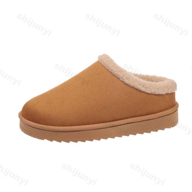 Couple Cotton Shoes 2025 Winter New Thicken Warm Women Home Slippers Lightweight Comfortable Non Slip Men's Outdoor Casual Shoes