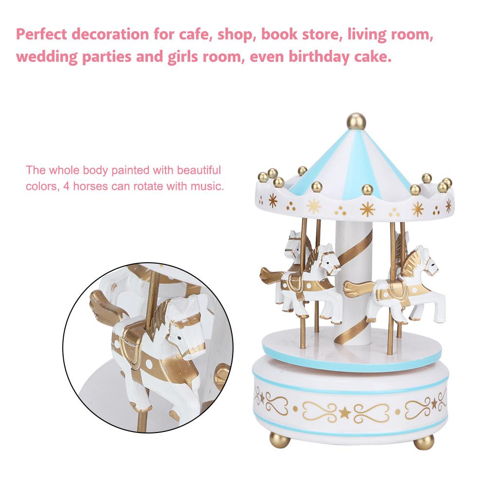 MerryGoRound Music Box Carousel Gift Christmas Wedding Birthday Gift Decor