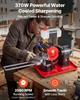 VEVOR Circular Saw Blade Sharpener with Water Tank, 370W 2890RPM Rotary Angle Mill Grinder