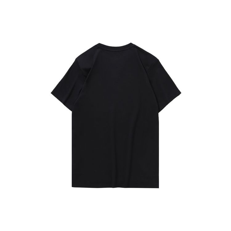 Li Ning Sports Fashion Series Casual Sports Printed Breathable Short Sleeve T-Shirt Men Tops Black AHSP493-2