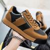 Fashion Men's Casual Shoes 2025 New Style Spring Fashion Trend Versatile Outdoor Sports Flat Shoes Color Blocked Design Lace Up Sneakers