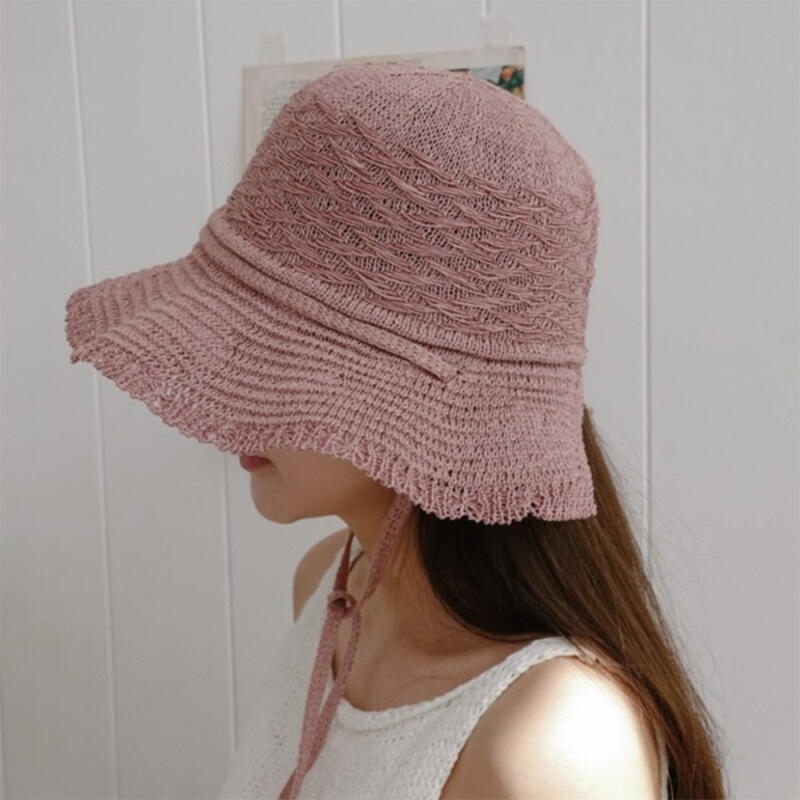 Women's Summer Brim Hat Vacation Style Back-to-Back Bonnet