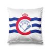 Aertemisi 18'' X 18'' Cincinnati Ohio Square Throw Pillow Cushion Covers Cases Pillowcases For Sofa 45Cm X 45Cm