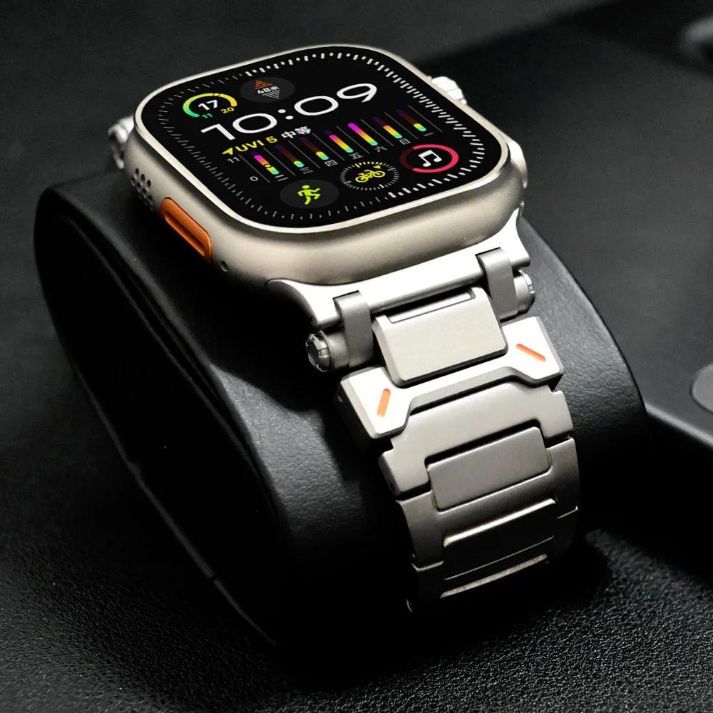 Titanium Strap for Apple Watch Ultra 3 2 49mm Band Series 11 10 46mm 8 9 7 se 6 Watchband for iWatch ultra 49 44mm 45mm Bracelet