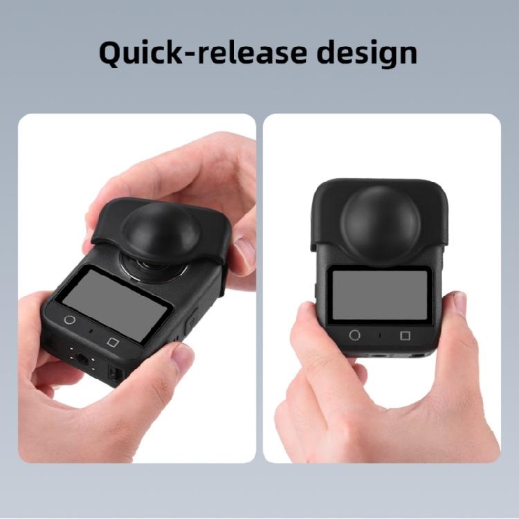 All Angle Protective Silicone Sleeve Quick Install Camera Lens Cover Weatherproof for 360 Outdoor Videography