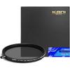 KANI 86mm Variable ND Filter ZeroSharp Series Premium ND4-64: 2-6 Stop Reduction In Light Reduction, Improved Color Reproduction, Detachable Adjustmen