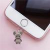 2D Acrylic Grizzly Bear, Acrylic Mobile Phone Dust Plug Pendant Type-C