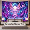 Astronaut Space (126) Theme Personalized Tapestry Custom Name Text Wall Hanging Tapestry Home Background Decoration