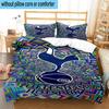 3pcs Tottenham Hotspur F.C Design Printed Bedding Set Duvet Cover Closure Includes 1 Duvet Cover & 2 Pillowcases Bedding Sets Home Decor Gifts