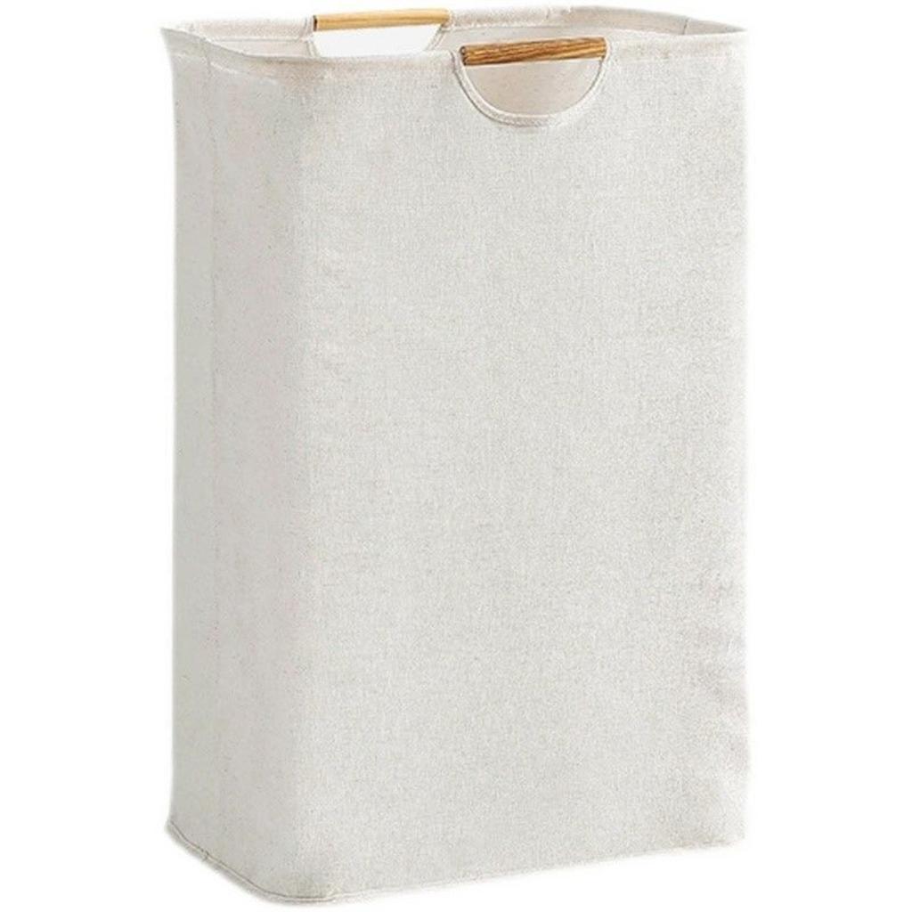 Waterproof Laundry Basket Cotton Linen Dirty Clothes Dirty Fabric Storage Basket Foldable Large Size Sundries Organizer