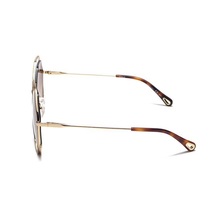 Occhiali da Sole Metallo Montatura Intera Forma Irregolare Unisex CH0046S