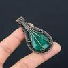 Emerald Pendant, 999 Copper Wire Wrapped Pendant Gemstone Jewelry, Handmade Pendant Amazing Jewelry, Gift For Her