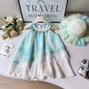Bohemian Princess Sleeveless Summer Dress with Hat for Baby Girls - Style AXB727